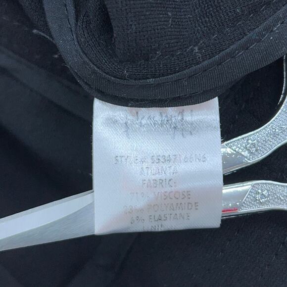 Diane Von Furstenberg DVF Womens Size 4 Atlanta Moto Jacket Asymmetrical Black - Picture 13 of 15